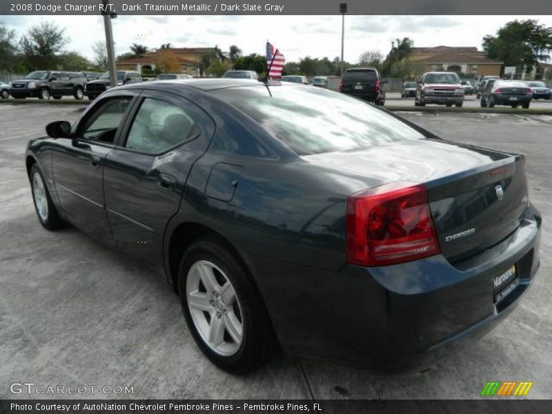 Dark Titanium Metallic / Dark Slate Gray 2008 Dodge Charger R/T