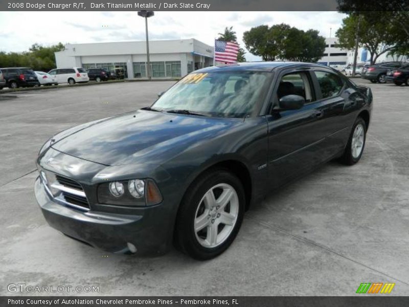 Dark Titanium Metallic / Dark Slate Gray 2008 Dodge Charger R/T