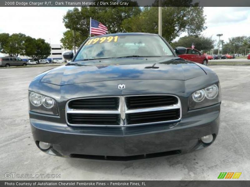 Dark Titanium Metallic / Dark Slate Gray 2008 Dodge Charger R/T