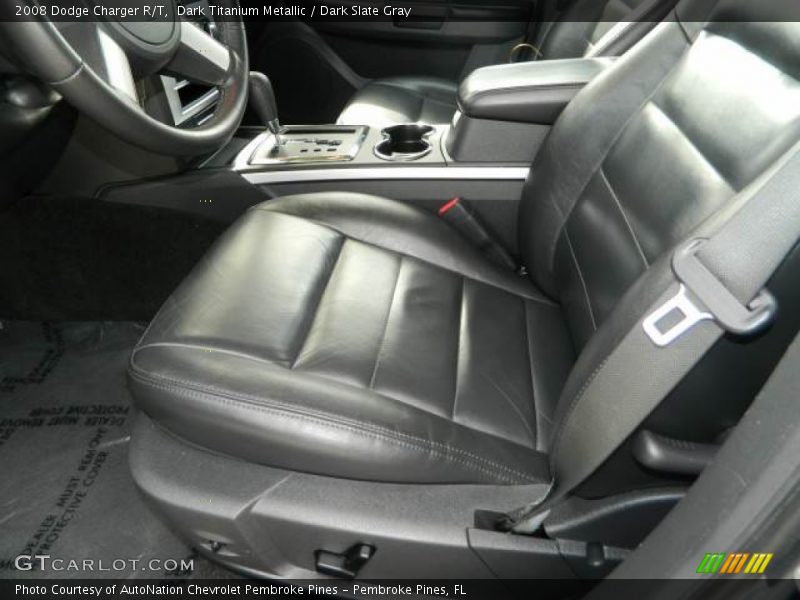 Dark Titanium Metallic / Dark Slate Gray 2008 Dodge Charger R/T