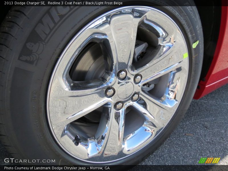Redline 3 Coat Pearl / Black/Light Frost Beige 2013 Dodge Charger SE