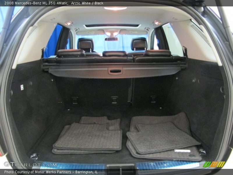 Arctic White / Black 2008 Mercedes-Benz ML 350 4Matic