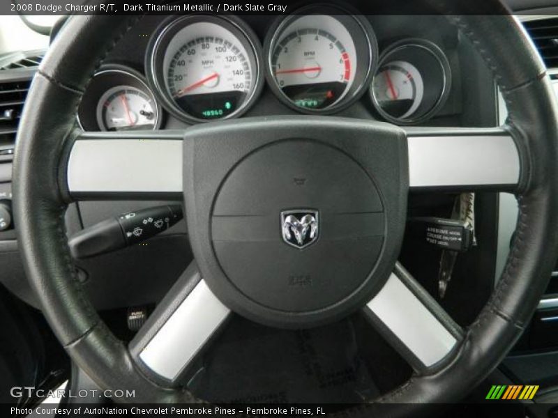 Dark Titanium Metallic / Dark Slate Gray 2008 Dodge Charger R/T