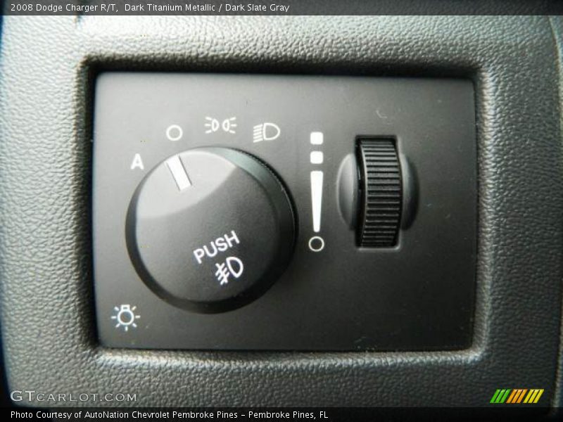 Dark Titanium Metallic / Dark Slate Gray 2008 Dodge Charger R/T