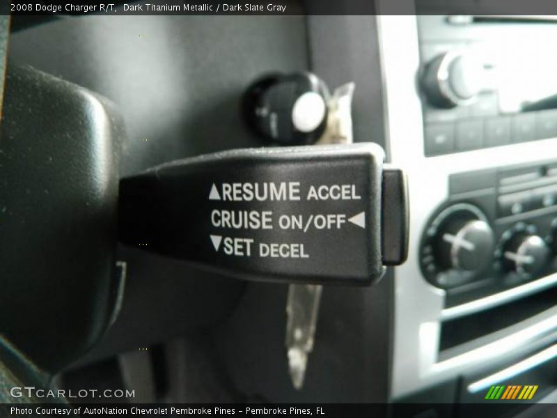 Dark Titanium Metallic / Dark Slate Gray 2008 Dodge Charger R/T