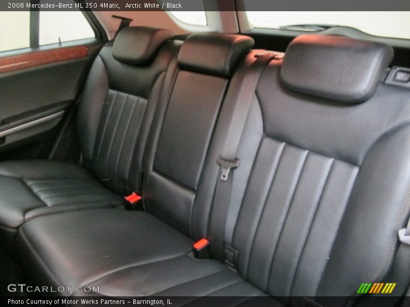 Arctic White / Black 2008 Mercedes-Benz ML 350 4Matic
