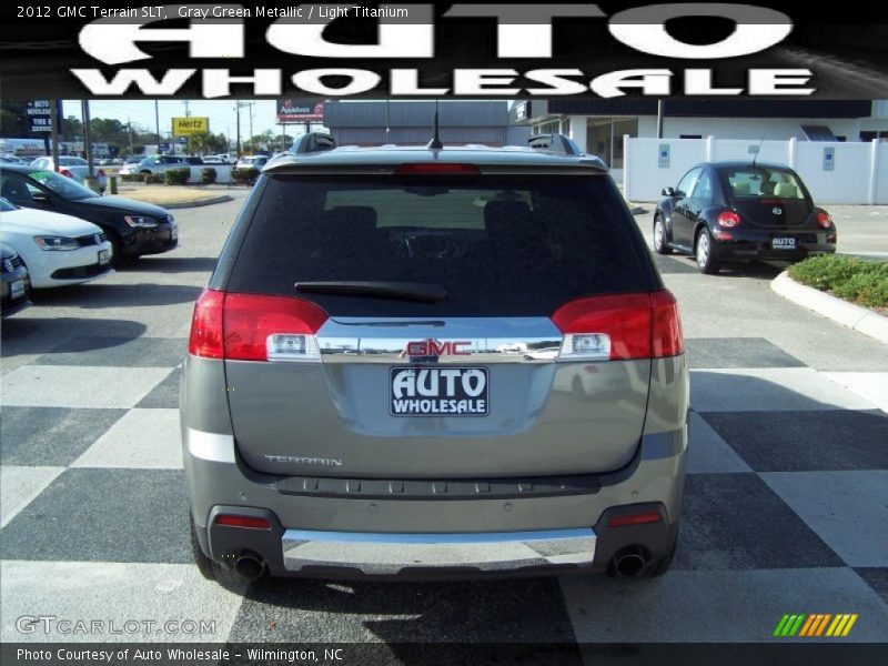 Gray Green Metallic / Light Titanium 2012 GMC Terrain SLT