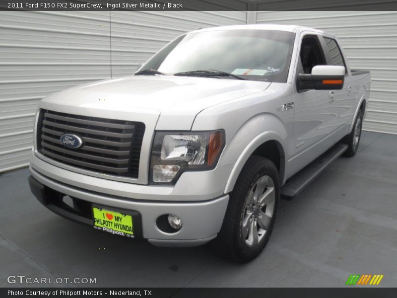 Ingot Silver Metallic / Black 2011 Ford F150 FX2 SuperCrew