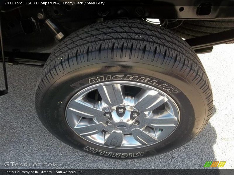 Ebony Black / Steel Gray 2011 Ford F150 XLT SuperCrew