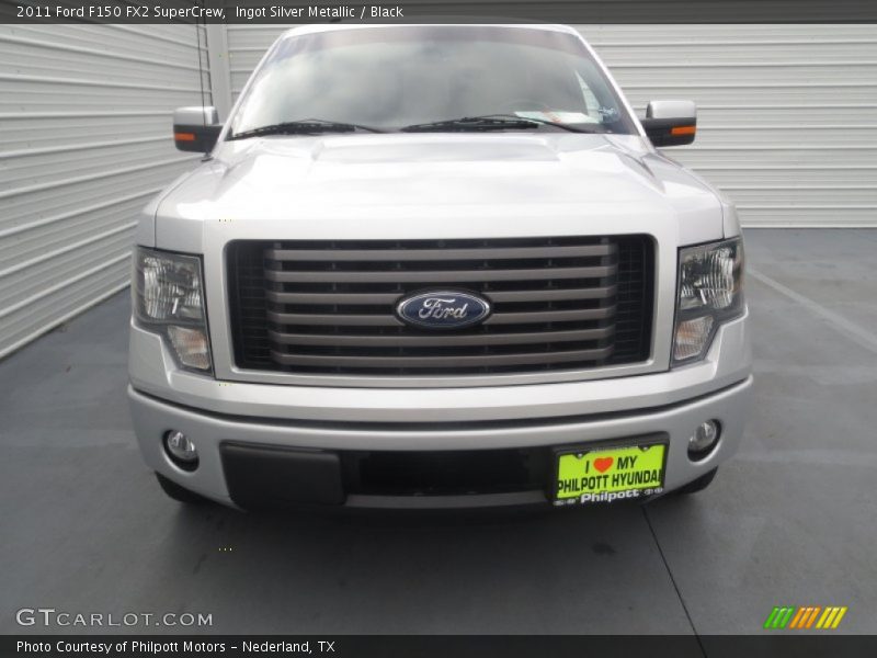 Ingot Silver Metallic / Black 2011 Ford F150 FX2 SuperCrew