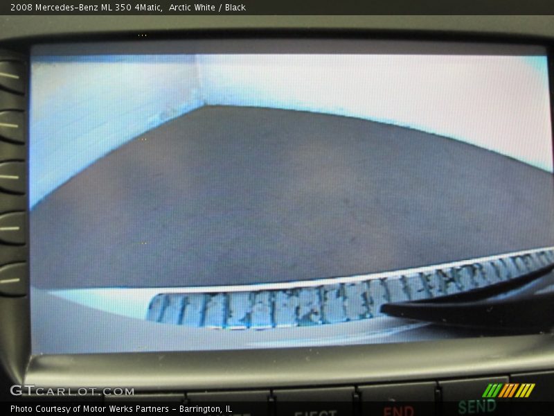 Arctic White / Black 2008 Mercedes-Benz ML 350 4Matic