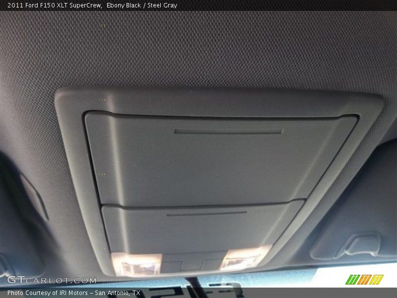 Ebony Black / Steel Gray 2011 Ford F150 XLT SuperCrew