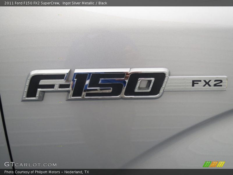 Ingot Silver Metallic / Black 2011 Ford F150 FX2 SuperCrew