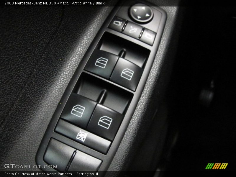 Arctic White / Black 2008 Mercedes-Benz ML 350 4Matic