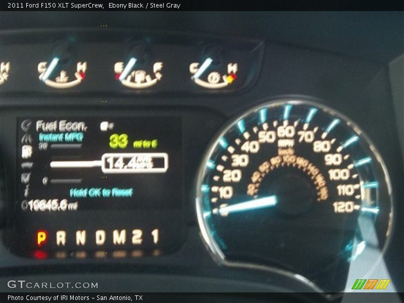 Ebony Black / Steel Gray 2011 Ford F150 XLT SuperCrew