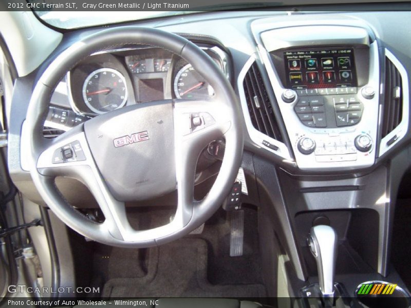 Gray Green Metallic / Light Titanium 2012 GMC Terrain SLT