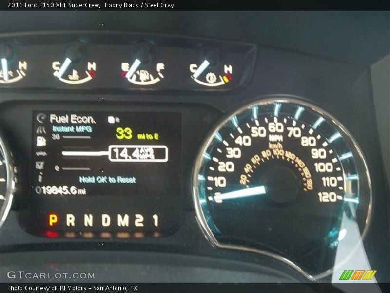 Ebony Black / Steel Gray 2011 Ford F150 XLT SuperCrew