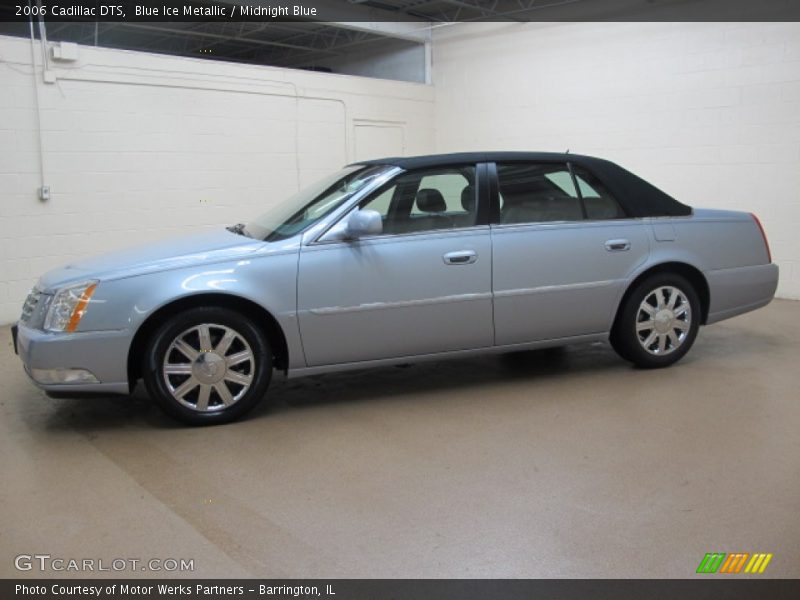Blue Ice Metallic / Midnight Blue 2006 Cadillac DTS