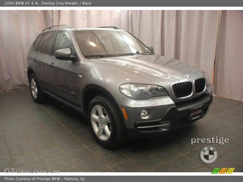 Sterling Grey Metallic / Black 2006 BMW X5 4.4i