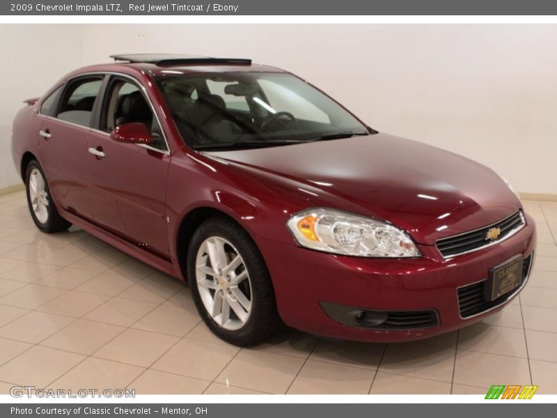 Red Jewel Tintcoat / Ebony 2009 Chevrolet Impala LTZ