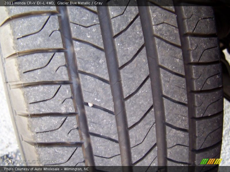 Glacier Blue Metallic / Gray 2011 Honda CR-V EX-L 4WD