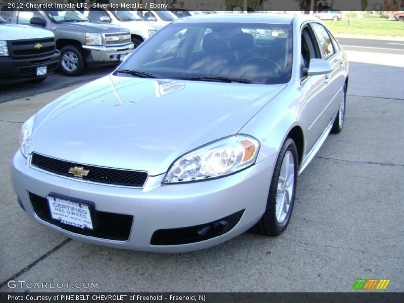 Silver Ice Metallic / Ebony 2012 Chevrolet Impala LTZ