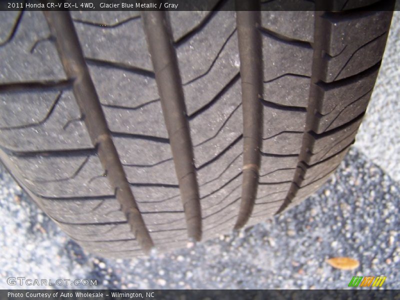 Glacier Blue Metallic / Gray 2011 Honda CR-V EX-L 4WD