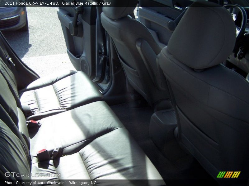 Glacier Blue Metallic / Gray 2011 Honda CR-V EX-L 4WD