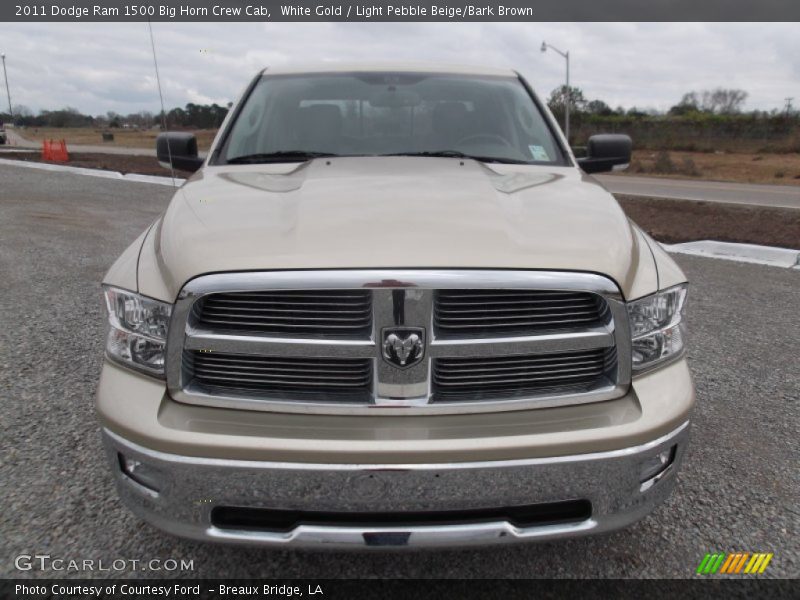 White Gold / Light Pebble Beige/Bark Brown 2011 Dodge Ram 1500 Big Horn Crew Cab