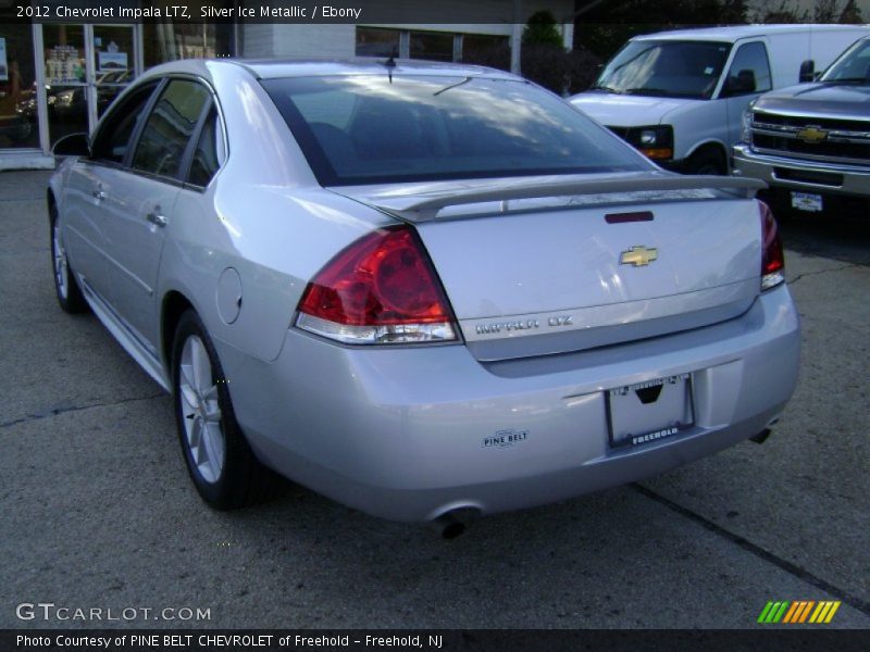 Silver Ice Metallic / Ebony 2012 Chevrolet Impala LTZ