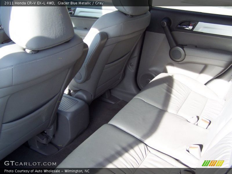 Glacier Blue Metallic / Gray 2011 Honda CR-V EX-L 4WD
