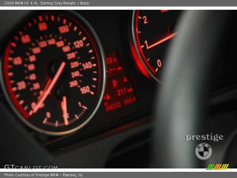 Sterling Grey Metallic / Black 2006 BMW X5 4.4i