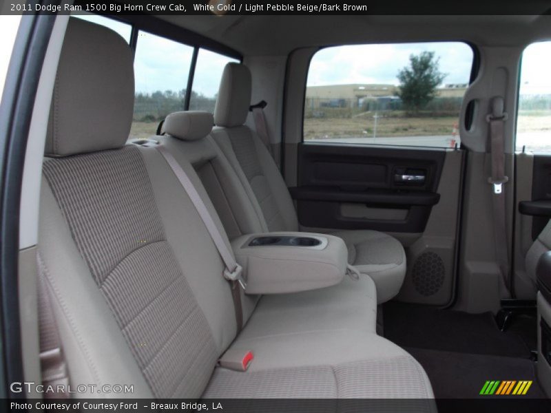 White Gold / Light Pebble Beige/Bark Brown 2011 Dodge Ram 1500 Big Horn Crew Cab