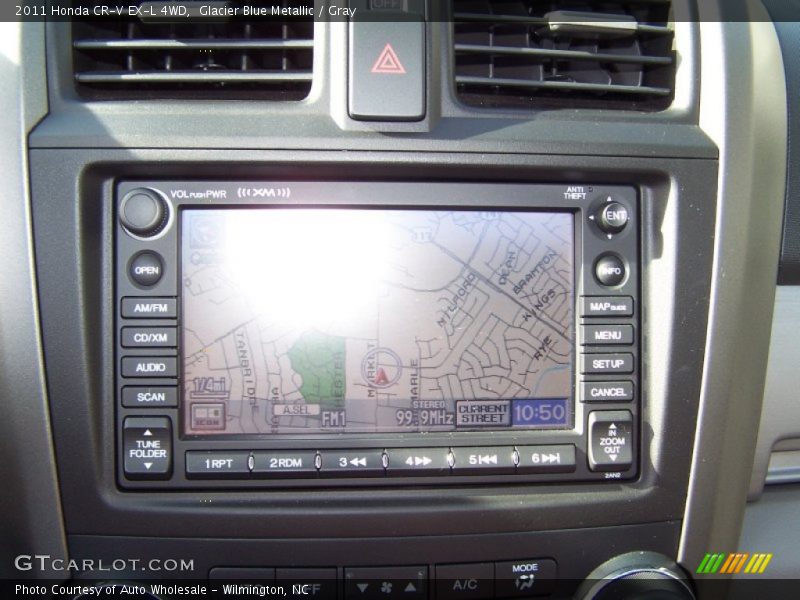 Glacier Blue Metallic / Gray 2011 Honda CR-V EX-L 4WD
