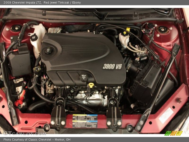 Red Jewel Tintcoat / Ebony 2009 Chevrolet Impala LTZ