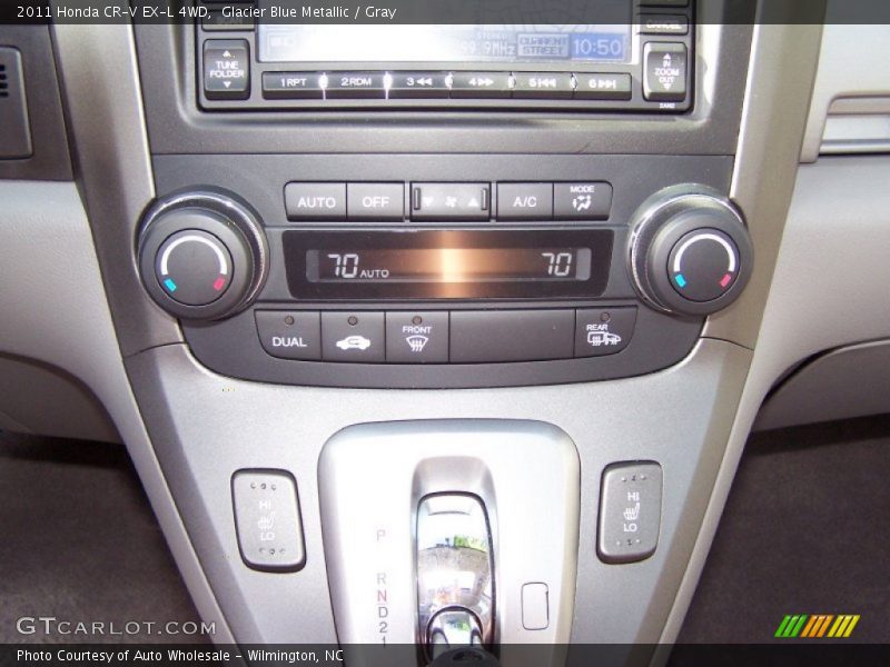 Glacier Blue Metallic / Gray 2011 Honda CR-V EX-L 4WD