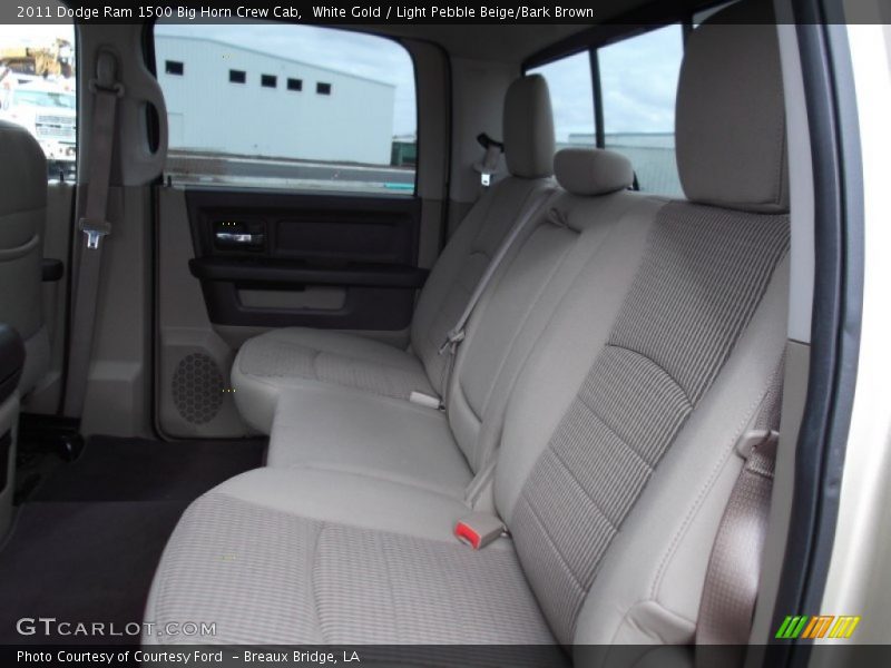 White Gold / Light Pebble Beige/Bark Brown 2011 Dodge Ram 1500 Big Horn Crew Cab