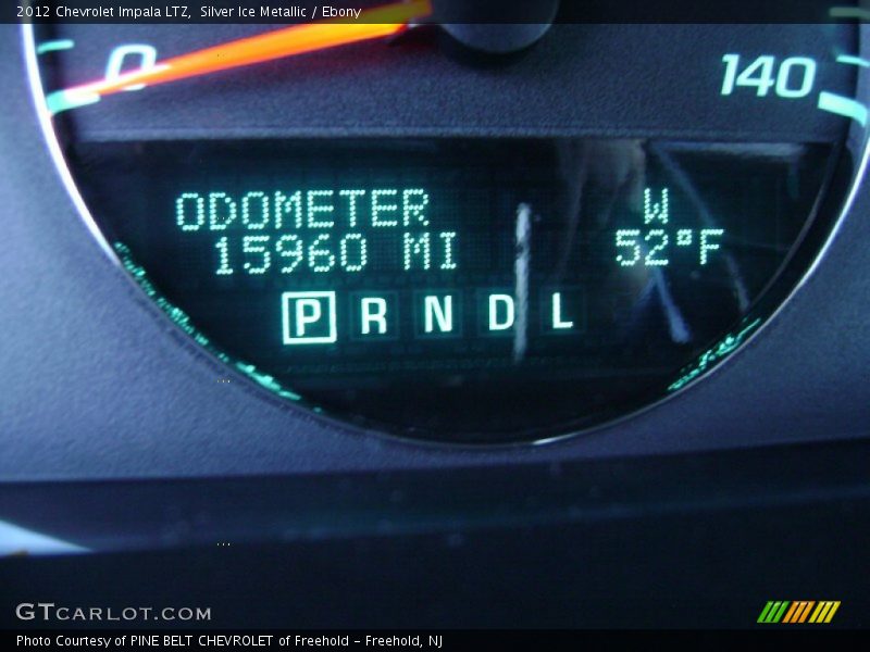 Silver Ice Metallic / Ebony 2012 Chevrolet Impala LTZ