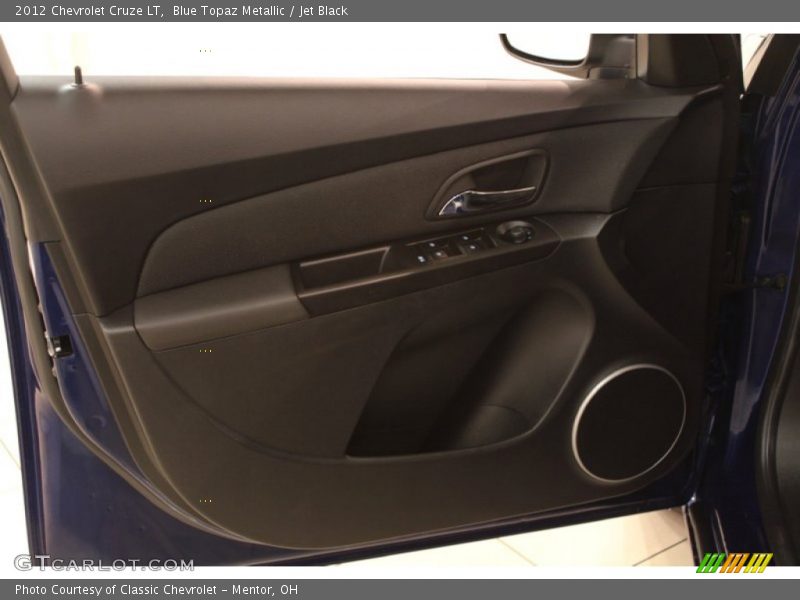 Blue Topaz Metallic / Jet Black 2012 Chevrolet Cruze LT
