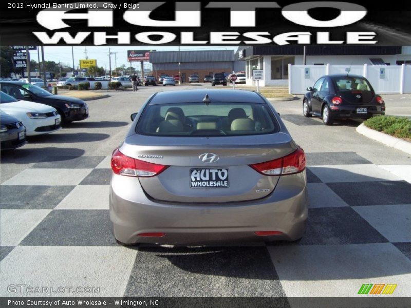 Gray / Beige 2013 Hyundai Elantra Limited