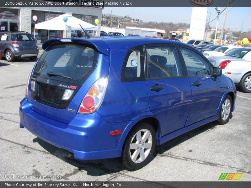 Techno Blue Metallic / Black 2006 Suzuki Aerio SX AWD Sport Wagon