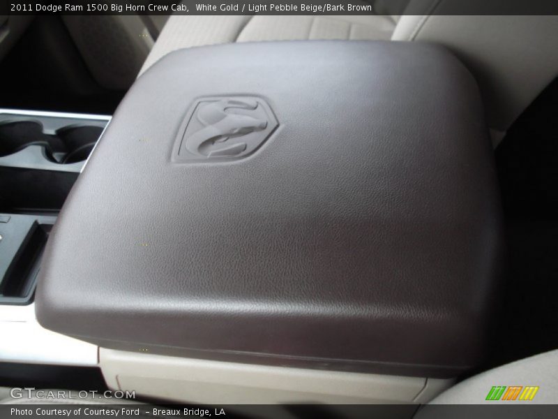 White Gold / Light Pebble Beige/Bark Brown 2011 Dodge Ram 1500 Big Horn Crew Cab