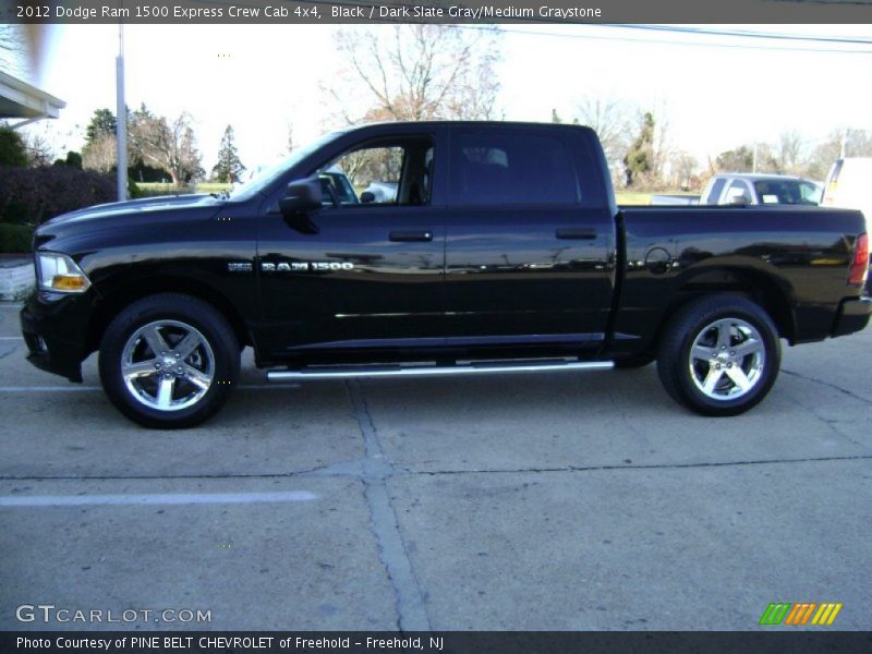 Black / Dark Slate Gray/Medium Graystone 2012 Dodge Ram 1500 Express Crew Cab 4x4