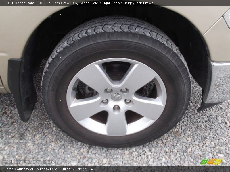 White Gold / Light Pebble Beige/Bark Brown 2011 Dodge Ram 1500 Big Horn Crew Cab