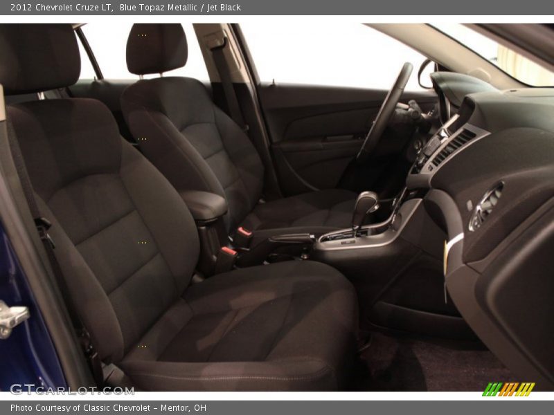 Blue Topaz Metallic / Jet Black 2012 Chevrolet Cruze LT