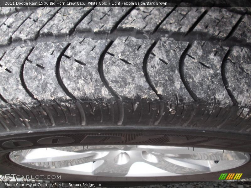 White Gold / Light Pebble Beige/Bark Brown 2011 Dodge Ram 1500 Big Horn Crew Cab