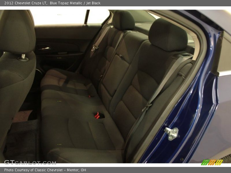 Blue Topaz Metallic / Jet Black 2012 Chevrolet Cruze LT