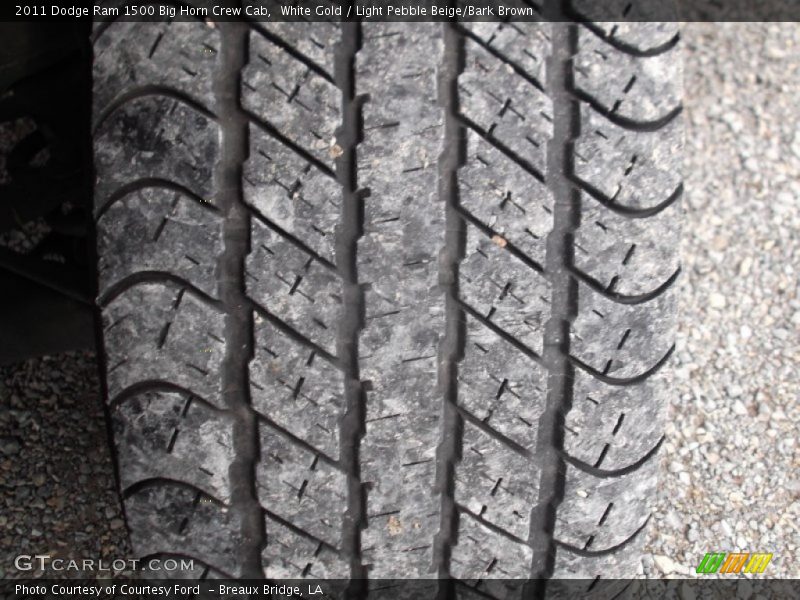 White Gold / Light Pebble Beige/Bark Brown 2011 Dodge Ram 1500 Big Horn Crew Cab