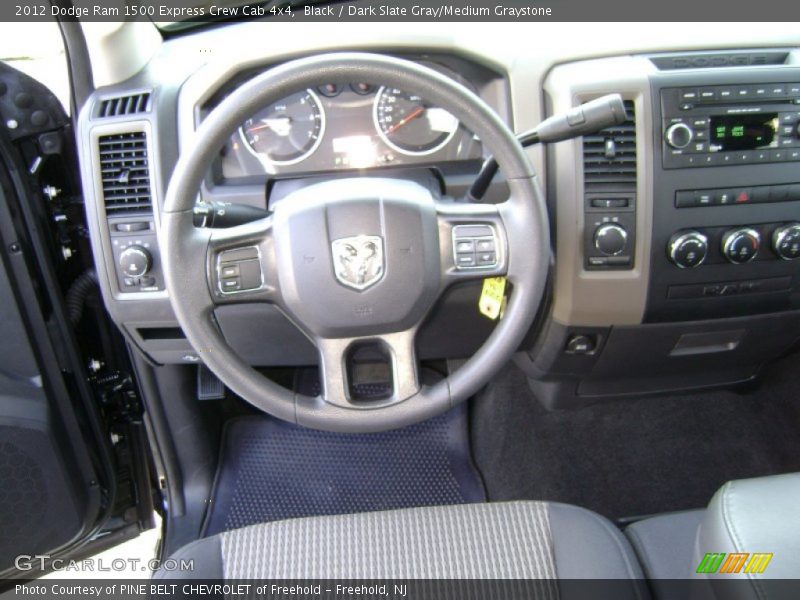 Black / Dark Slate Gray/Medium Graystone 2012 Dodge Ram 1500 Express Crew Cab 4x4