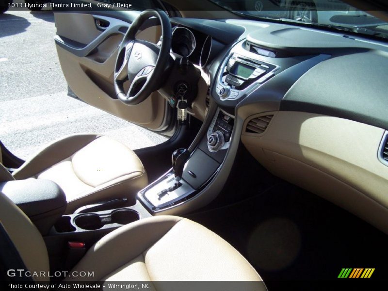 Gray / Beige 2013 Hyundai Elantra Limited
